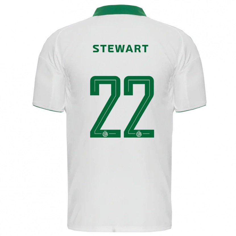 Danxen Homem Camisola Trivante Stewart #22 Branco Verde Alternativa 2025/26 Camisa Brasil
