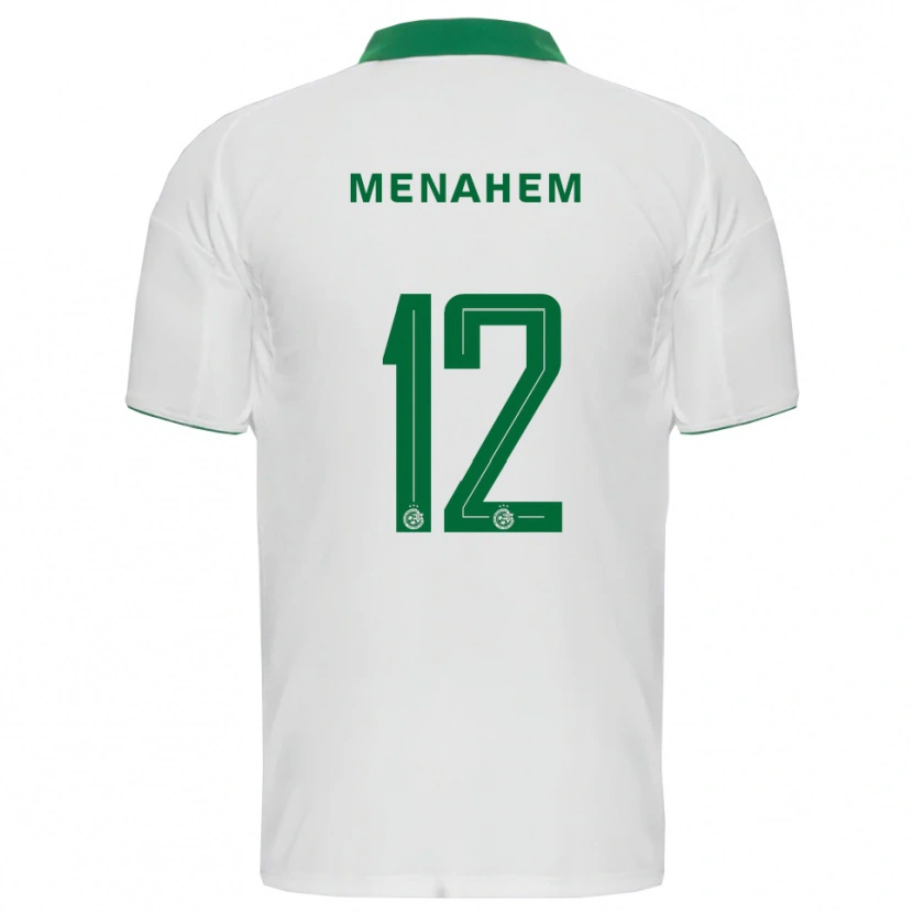 Danxen Homem Camisola Sun Menahem #12 Branco Verde Alternativa 2025/26 Camisa Brasil