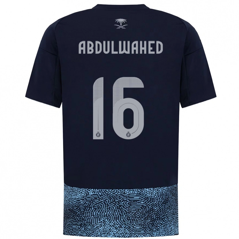Danxen Homem Camisola Ghader Abdulwahed #16 Marinho Azul Celeste Alternativa 2025/26 Camisa Brasil