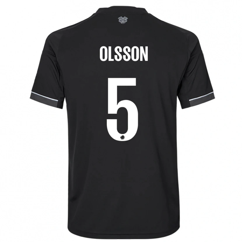 Danxen Homem Camisola Cornelius Olsson #5 Preto Branco Alternativa 2025/26 Camisa Brasil