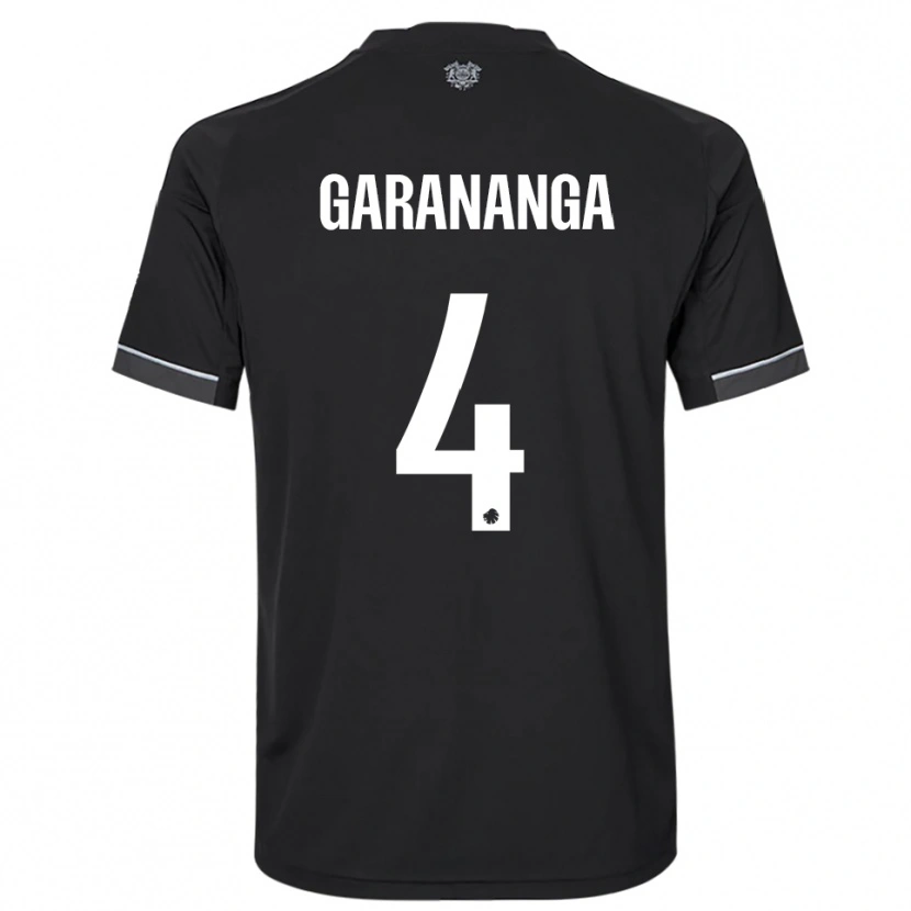 Danxen Homem Camisola Munashe Garananga #4 Preto Branco Alternativa 2025/26 Camisa Brasil