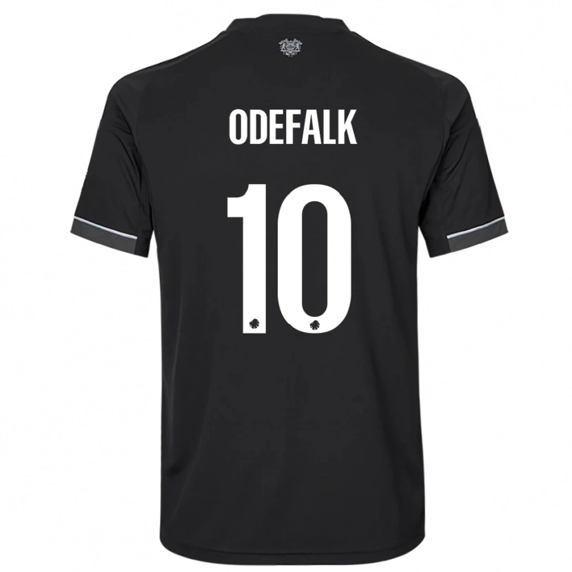 Danxen Homem Camisola Alexander Odefalk #10 Preto Branco Alternativa 2025/26 Camisa Brasil