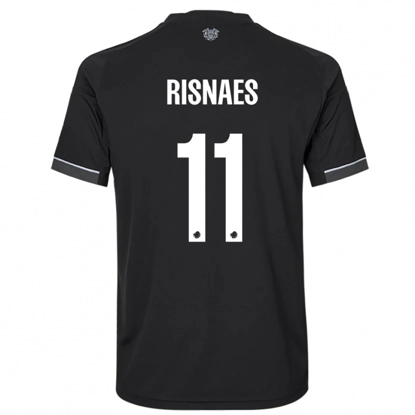 Danxen Homem Camisola Roberto Risnaes #11 Preto Branco Alternativa 2025/26 Camisa Brasil