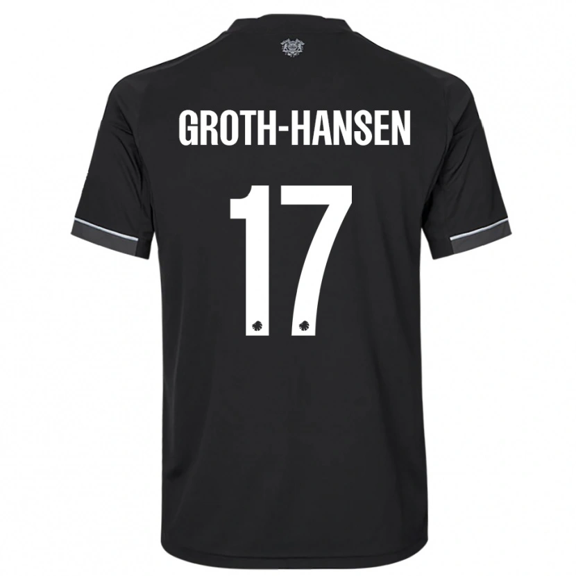 Danxen Homem Camisola Paula Groth-Hansen #17 Preto Branco Alternativa 2025/26 Camisa Brasil
