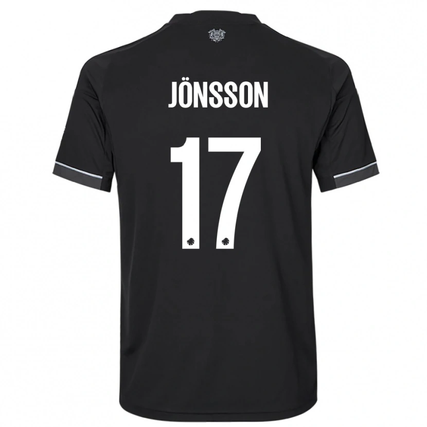Danxen Homem Camisola Neo Jönsson #17 Preto Branco Alternativa 2025/26 Camisa Brasil