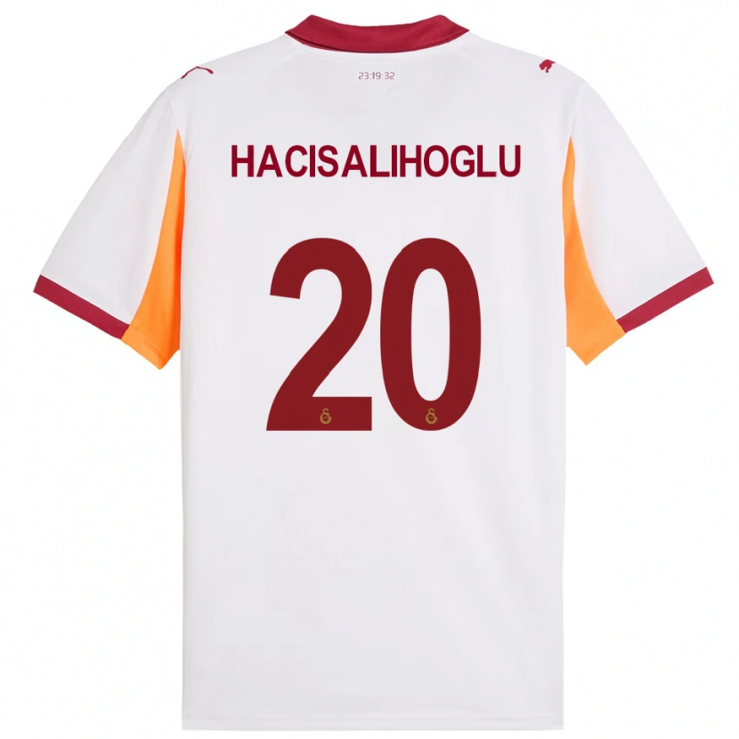 Danxen Homem Camisola Arda Hacisalihoglu #20 Branco Vermelho Alternativa 2025/26 Camisa Brasil
