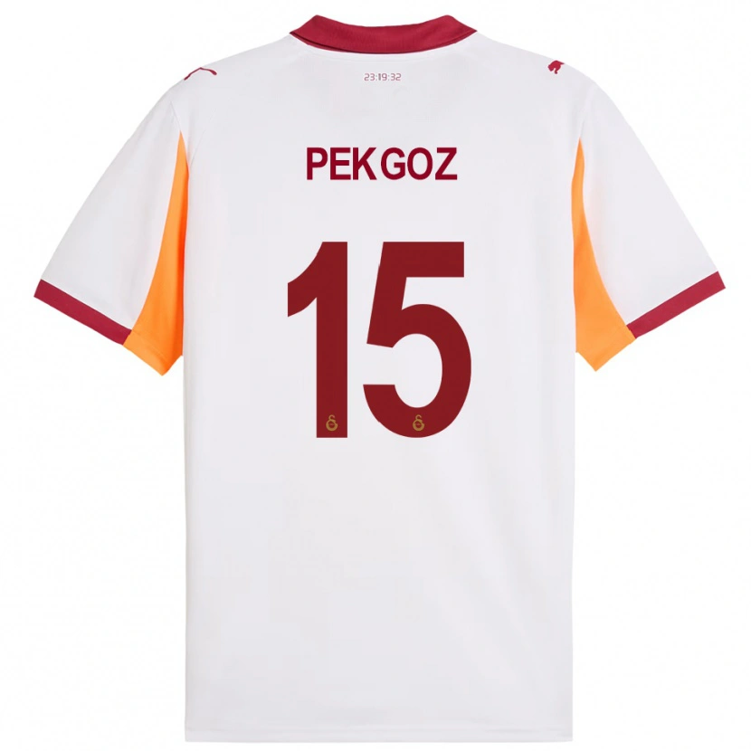 Danxen Homem Camisola Berra Pekgöz #15 Branco Vermelho Alternativa 2025/26 Camisa Brasil