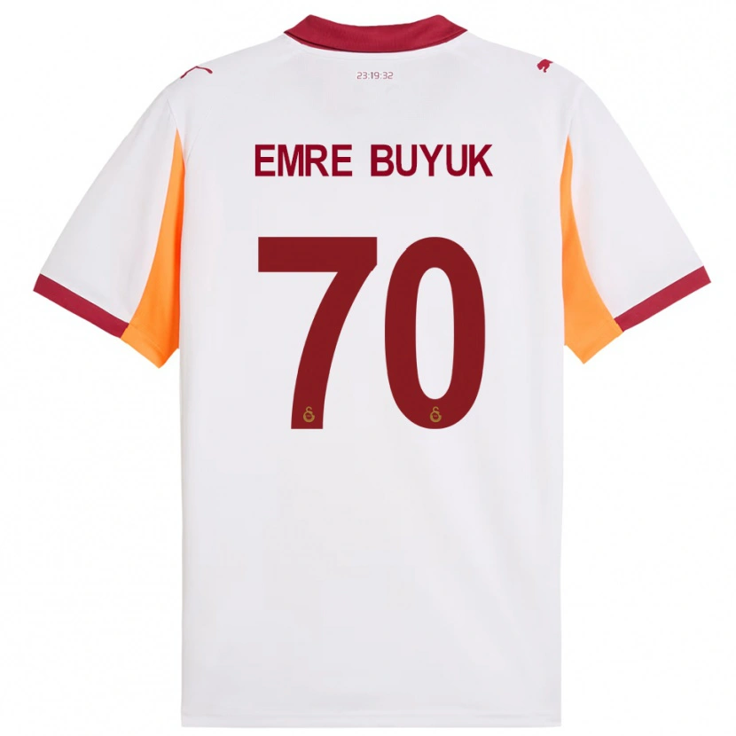 Danxen Homem Camisola Enes Emre Büyük #70 Branco Vermelho Alternativa 2025/26 Camisa Brasil