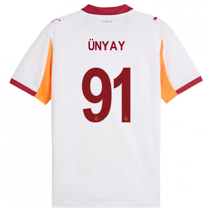 Danxen Homem Camisola Arda Ünyay #91 Branco Vermelho Alternativa 2025/26 Camisa Brasil