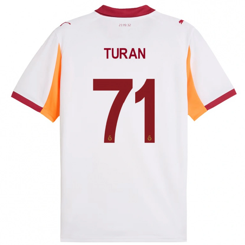 Danxen Homem Camisola Hasan Turan #71 Branco Vermelho Alternativa 2025/26 Camisa Brasil
