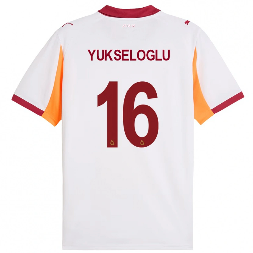 Danxen Homem Camisola Ayaz Yükseloğlu #16 Branco Vermelho Alternativa 2025/26 Camisa Brasil