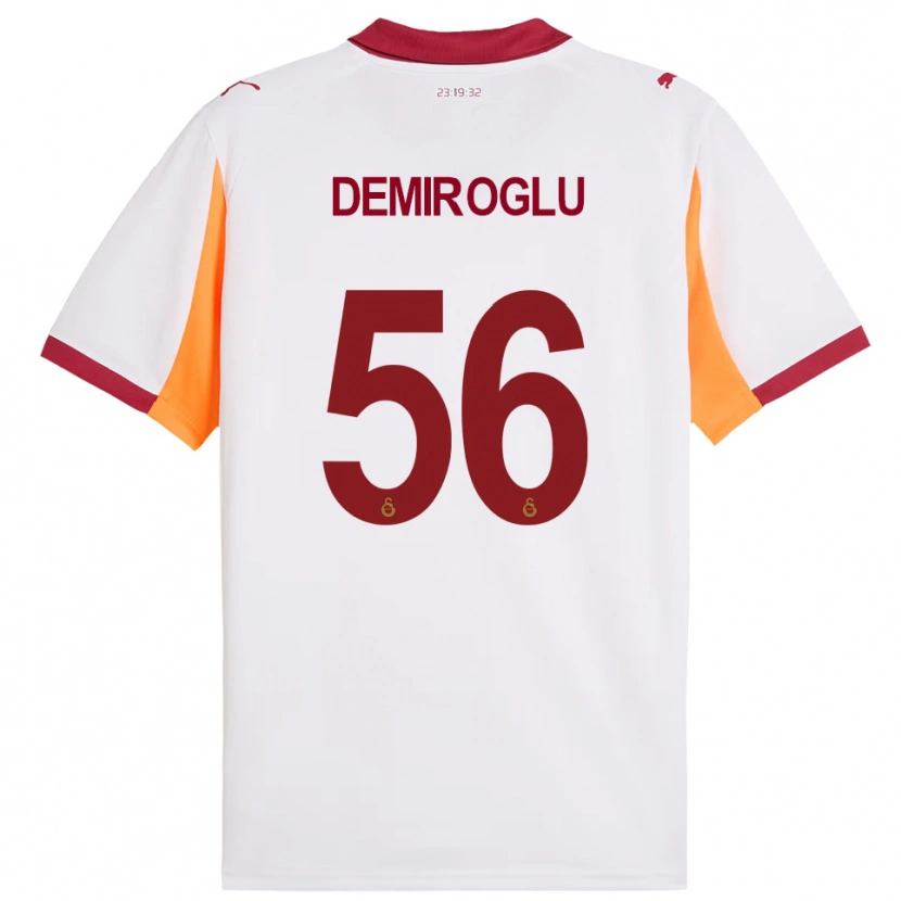 Danxen Homem Camisola Baran Demiroğlu #56 Branco Vermelho Alternativa 2025/26 Camisa Brasil
