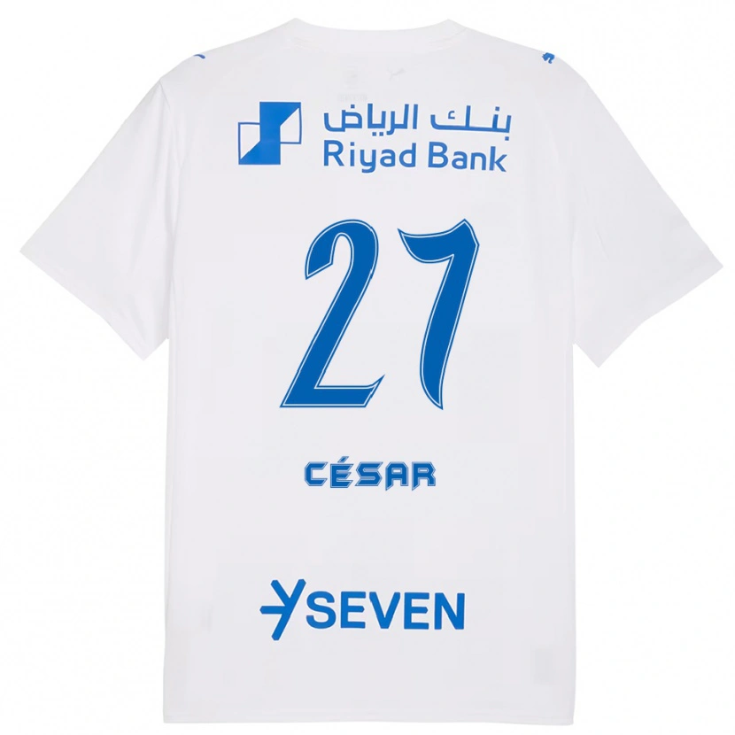 Danxen Homem Camisola Kaio César #27 Branco Azul Alternativa 2025/26 Camisa Brasil