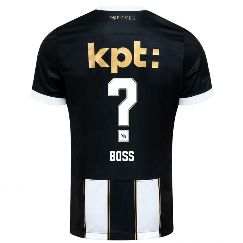 Danxen Homem Camisola Robin Boss #0 Preto Branco Alternativa 2025/26 Camisa Brasil
