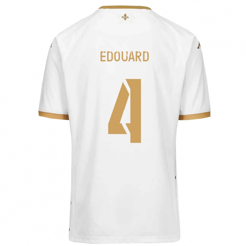Danxen Homem Camisola Paul Edouard #4 Branco Dourado Alternativa 2025/26 Camisa Brasil