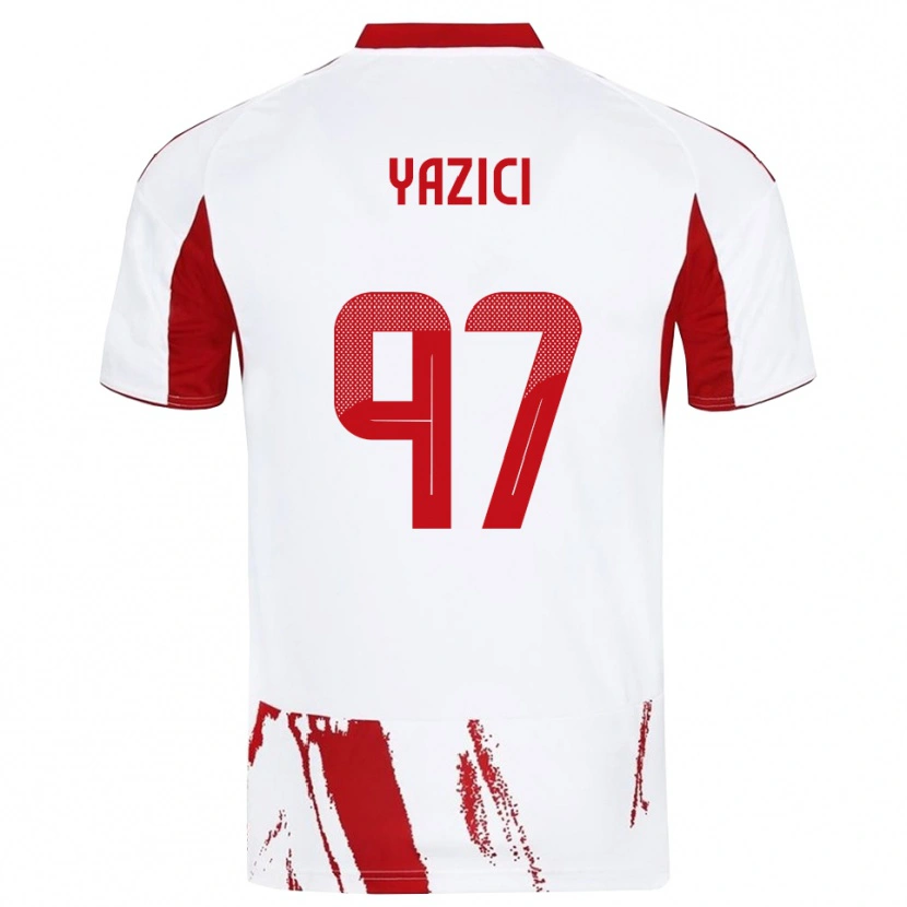 Danxen Homem Camisola Yusuf Yazıcı #97 Branco Vermelho Alternativa 2025/26 Camisa Brasil