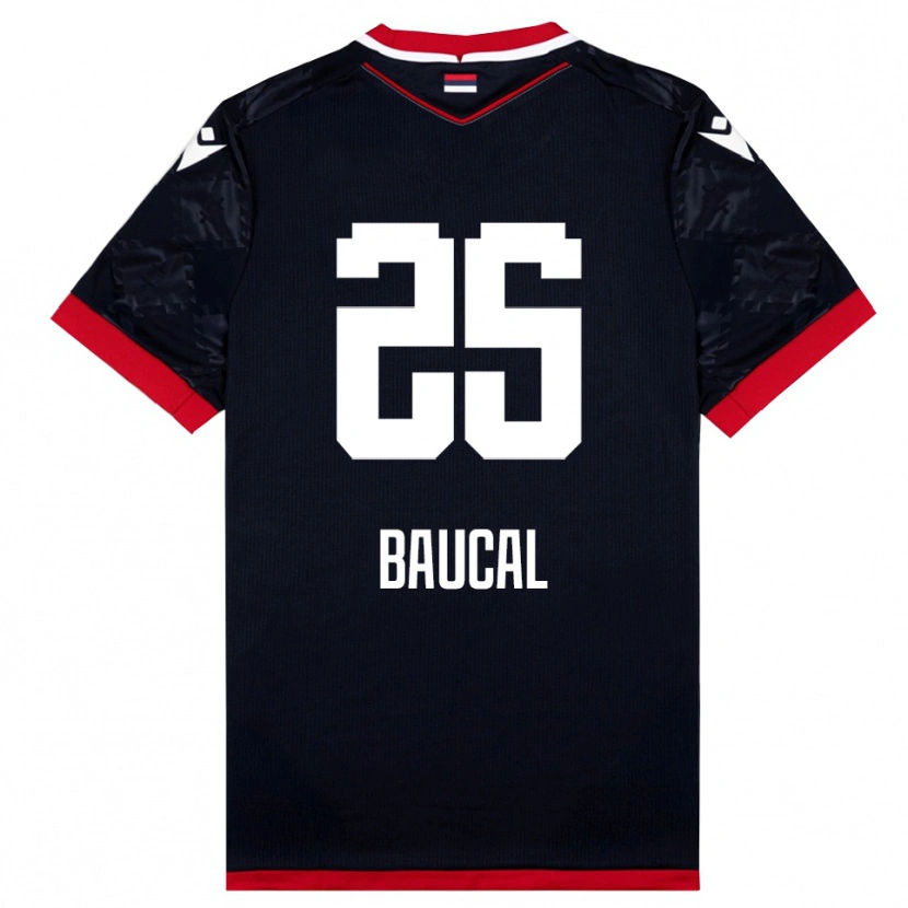 Danxen Homem Camisola Strahinja Baucal #25 Preto Vermelho Alternativa 2025/26 Camisa Brasil