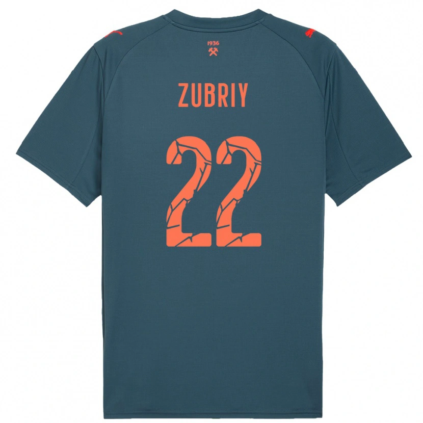 Danxen Homem Camisola Artem Zubriy #22 Marinho Vermelho Alternativa 2025/26 Camisa Brasil