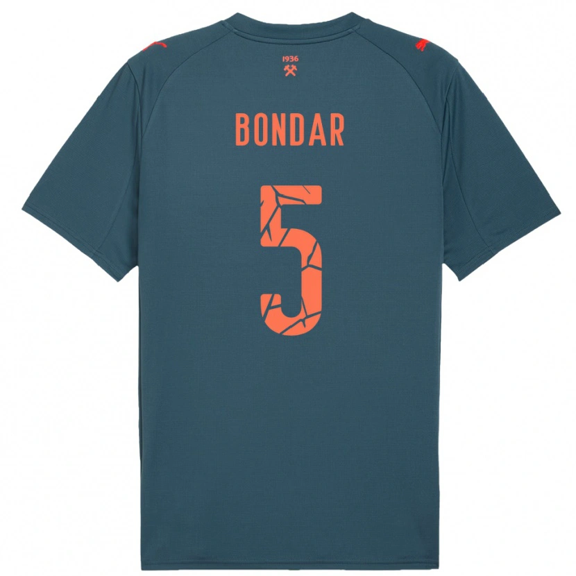 Danxen Homem Camisola Valeriy Bondar #5 Marinho Vermelho Alternativa 2025/26 Camisa Brasil