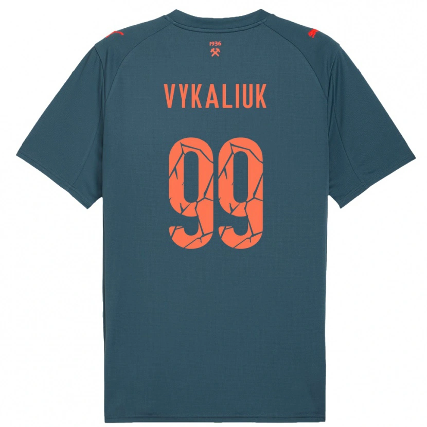 Danxen Homem Camisola Mariia Vykaliuk #99 Marinho Vermelho Alternativa 2025/26 Camisa Brasil