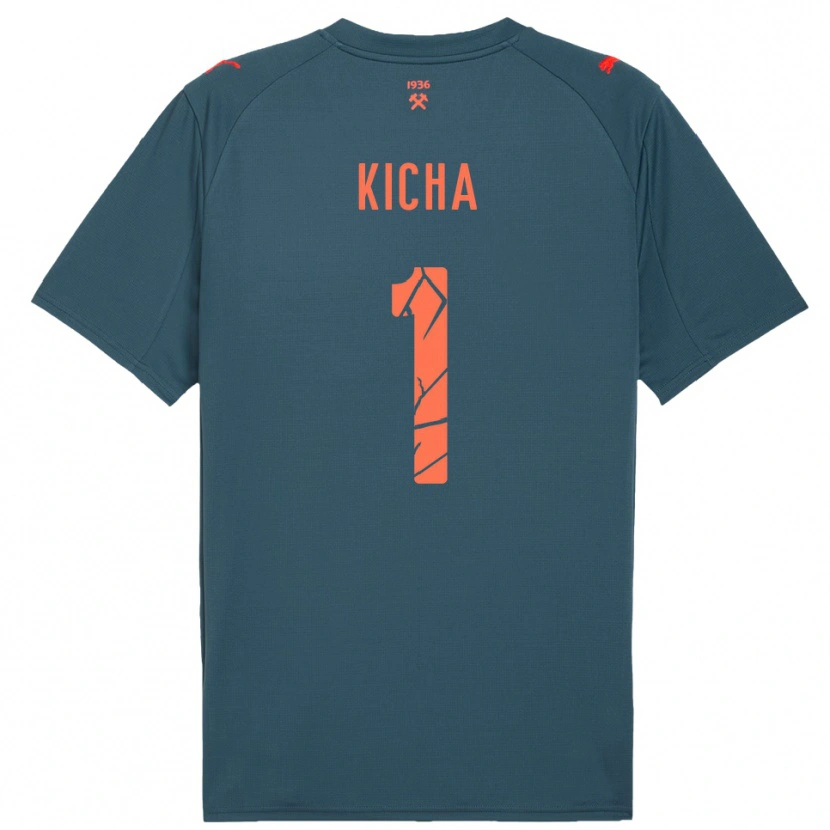 Danxen Homem Camisola Tymofiy Kicha #1 Marinho Vermelho Alternativa 2025/26 Camisa Brasil