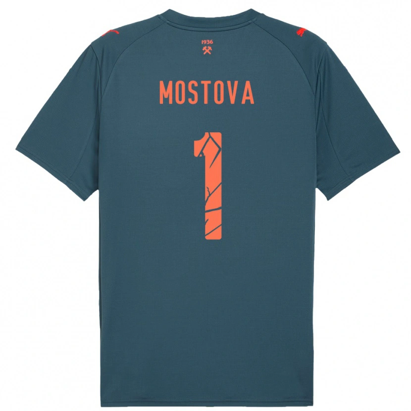 Danxen Homem Camisola Inha Mostova #1 Marinho Vermelho Alternativa 2025/26 Camisa Brasil