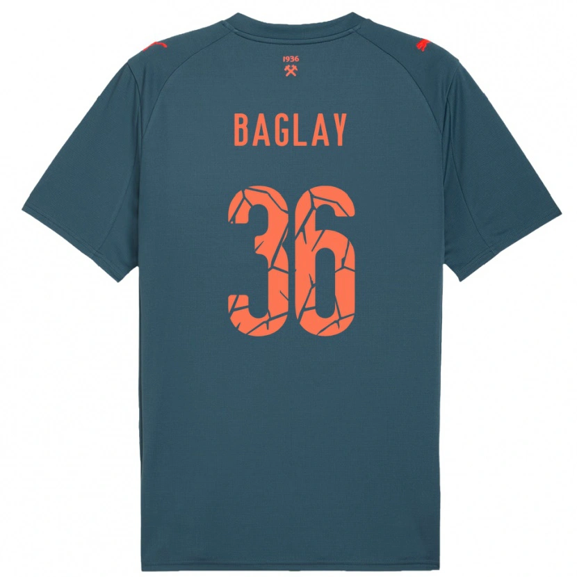 Danxen Homem Camisola Rostyslav Baglay #36 Marinho Vermelho Alternativa 2025/26 Camisa Brasil