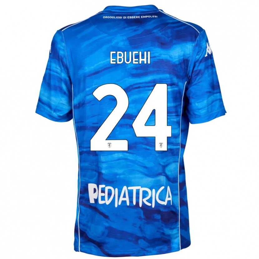 Danxen Mulher Camisola Tyronne Ebuehi #24 Azul Branco Principal 2025/26 Camisa Brasil
