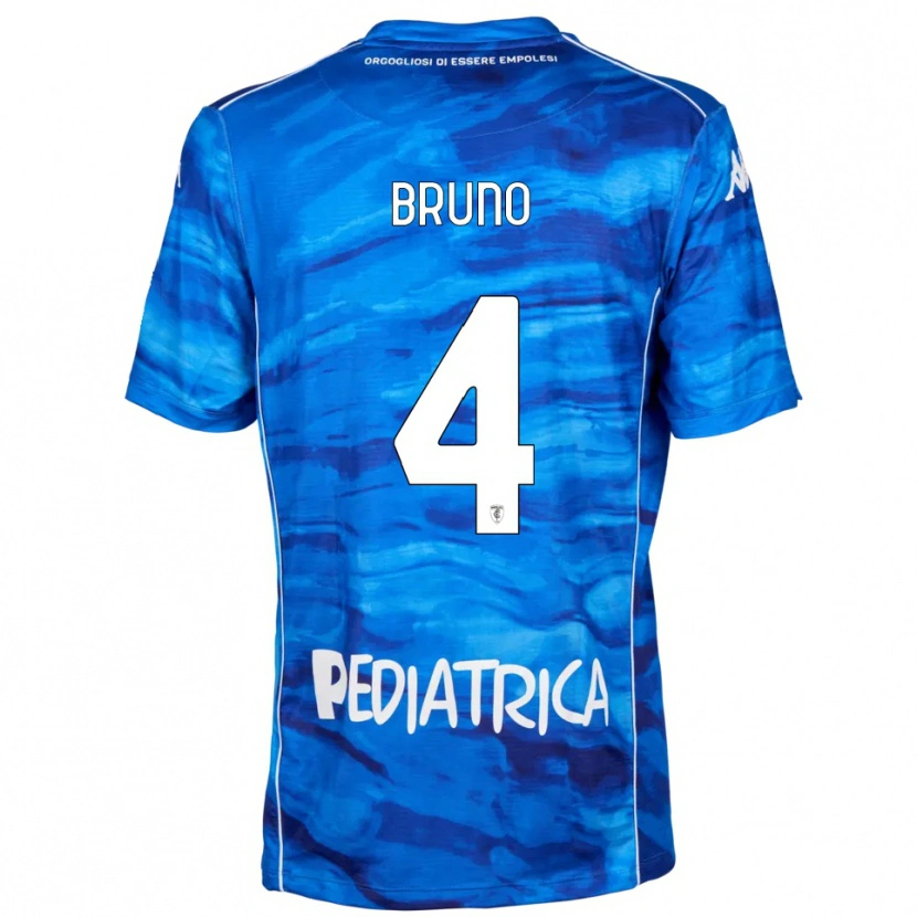 Danxen Mulher Camisola Fabio Bruno #4 Azul Branco Principal 2025/26 Camisa Brasil