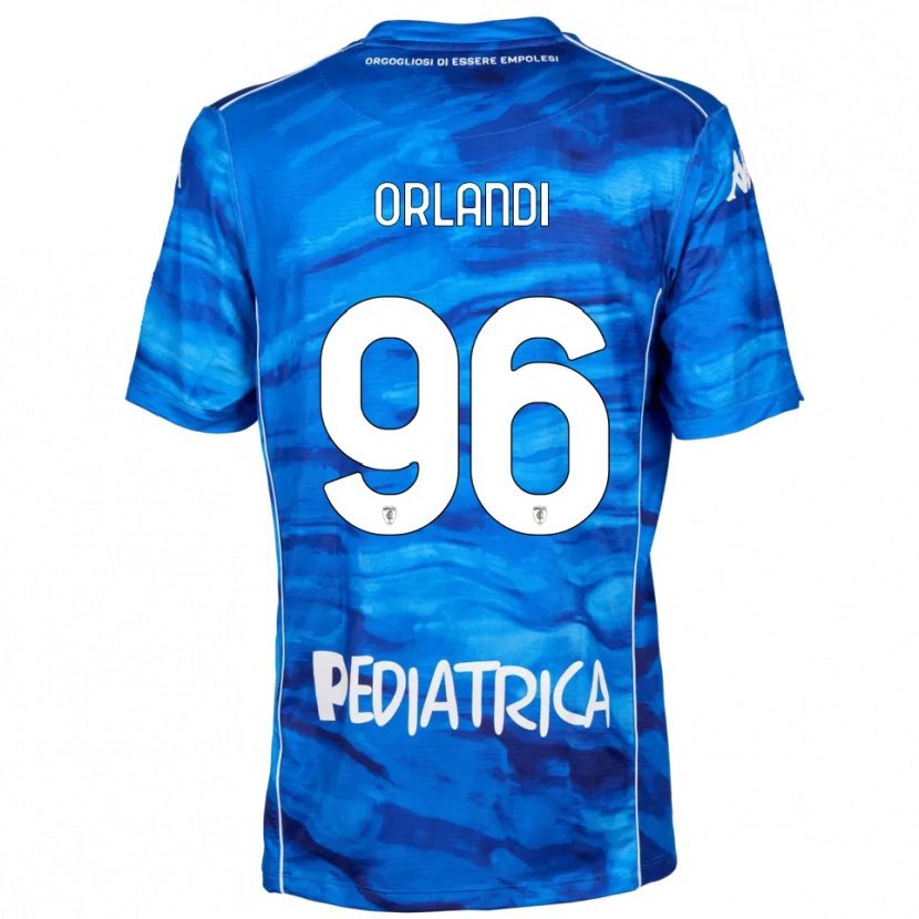 Danxen Mulher Camisola Andrea Orlandi #96 Azul Branco Principal 2025/26 Camisa Brasil