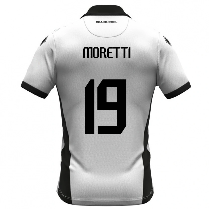 Danxen Mulher Camisola Noah Moretti #19 Branco Preto Laranja Principal 2025/26 Camisa Brasil