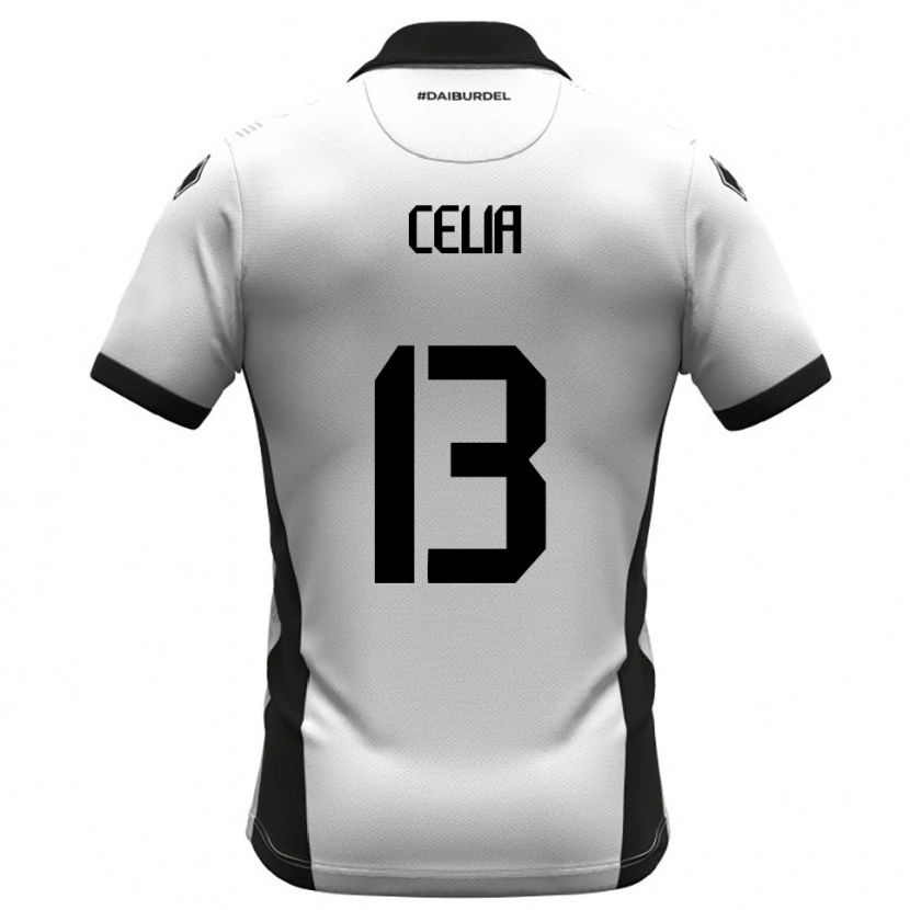 Danxen Mulher Camisola Raffaele Celia #13 Branco Preto Laranja Principal 2025/26 Camisa Brasil
