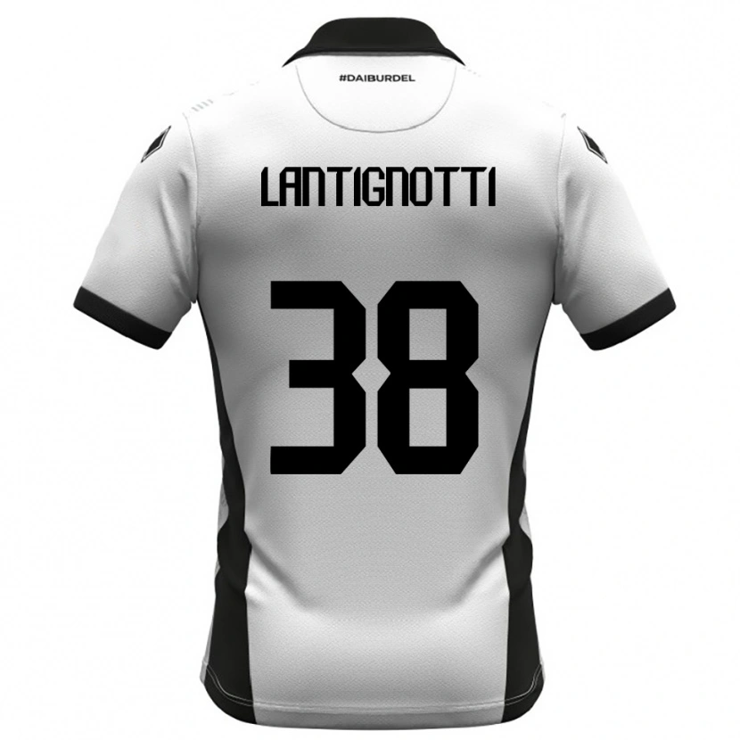 Danxen Mulher Camisola Andrea Lantignotti #38 Branco Preto Laranja Principal 2025/26 Camisa Brasil