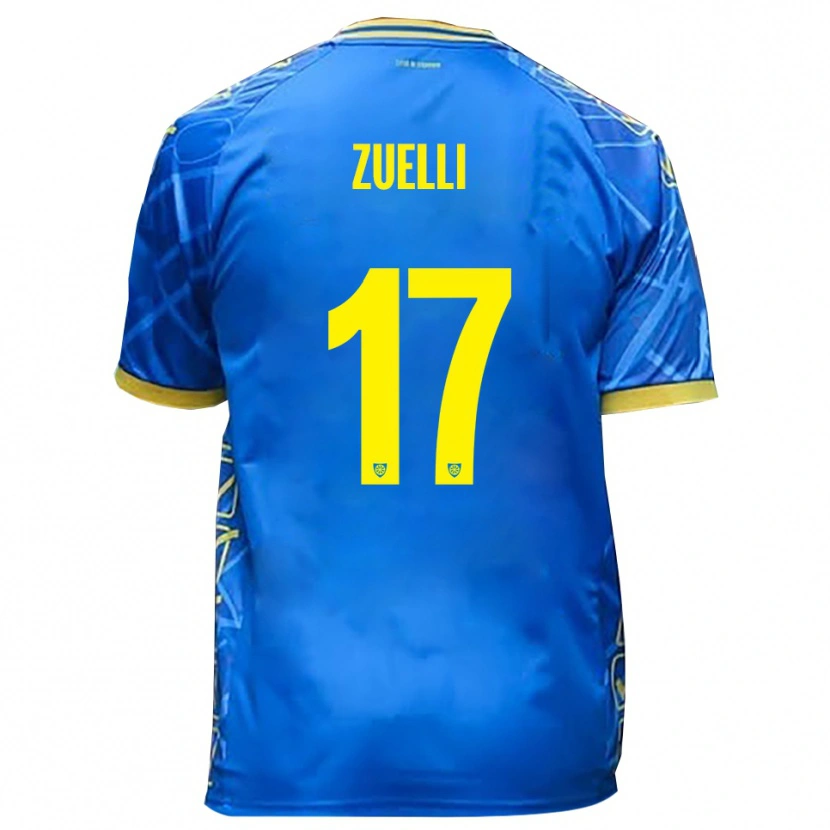Danxen Mulher Camisola Emanuele Zuelli #17 Azul Celeste Amarelo Principal 2025/26 Camisa Brasil