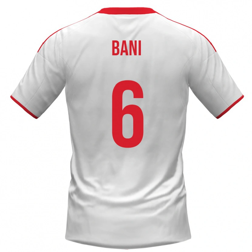 Danxen Mulher Camisola Cristiano Bani #6 Branco Vermelho Principal 2025/26 Camisa Brasil