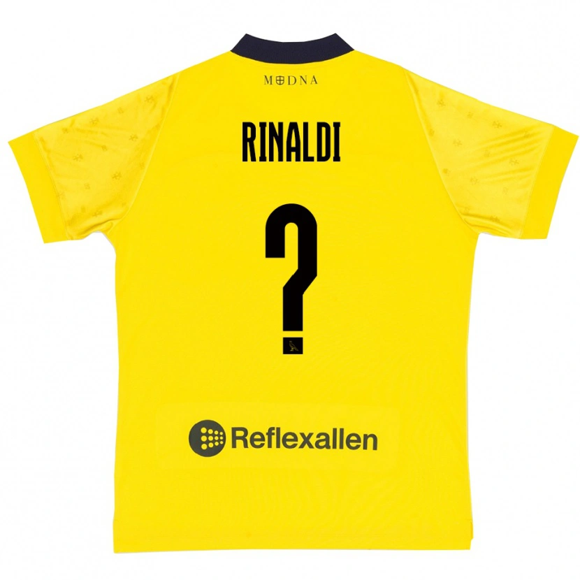 Danxen Mulher Camisola Joshua Rinaldi #0 Amarelo Marinho Principal 2025/26 Camisa Brasil