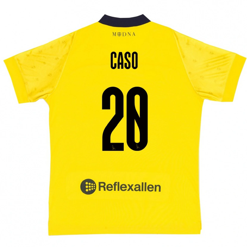 Danxen Mulher Camisola Giuseppe Caso #20 Amarelo Marinho Principal 2025/26 Camisa Brasil