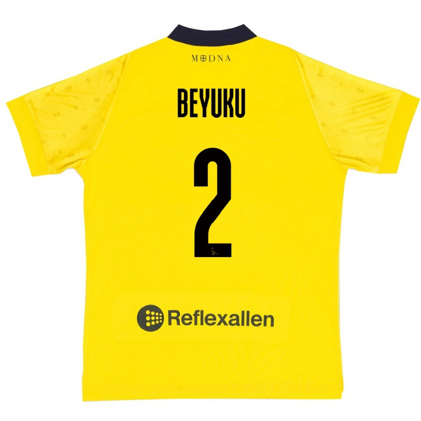 Danxen Mulher Camisola Gady Beyuku #2 Amarelo Marinho Principal 2025/26 Camisa Brasil