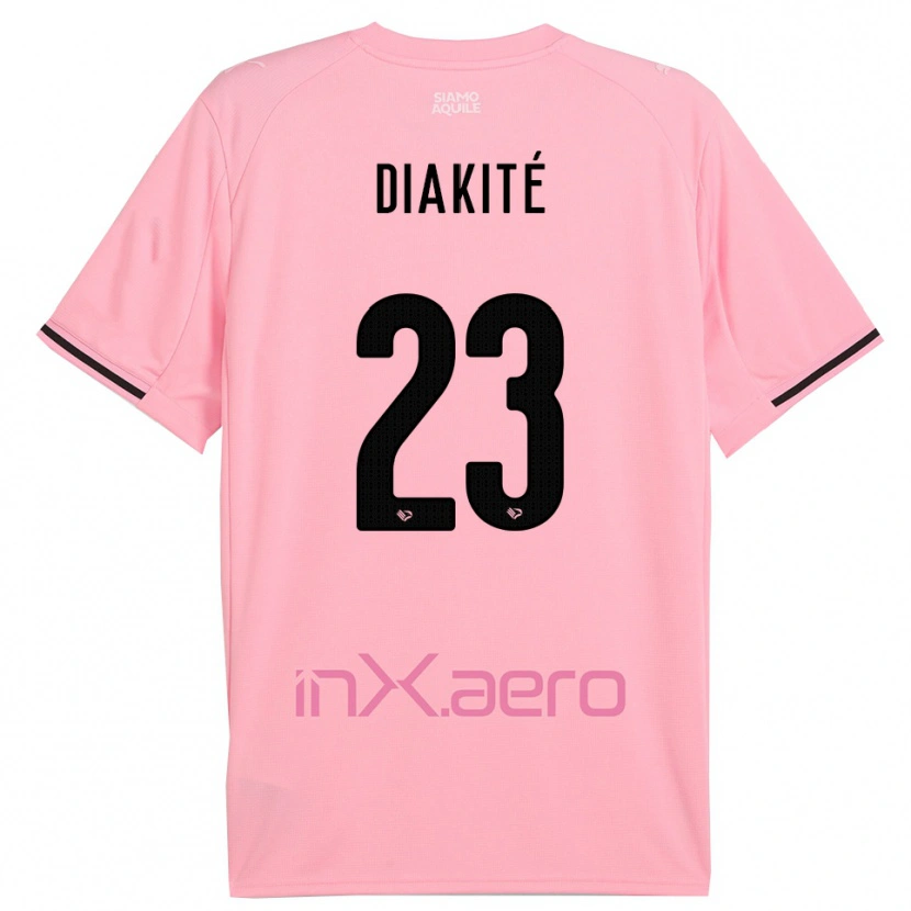 Danxen Mulher Camisola Salim Diakité #23 Rosa Preto Principal 2025/26 Camisa Brasil