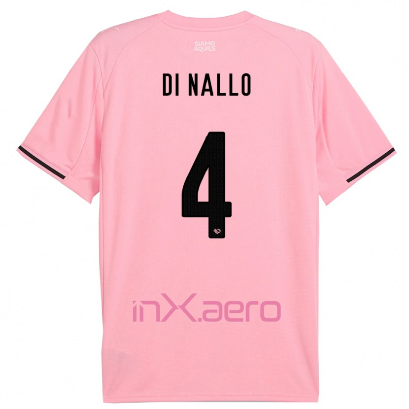 Danxen Mulher Camisola Federico Di Nallo #4 Rosa Preto Principal 2025/26 Camisa Brasil