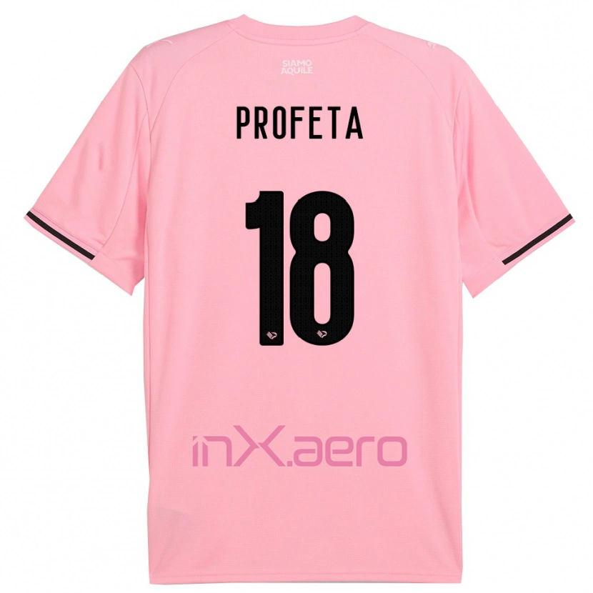 Danxen Mulher Camisola Andrea Profeta #18 Rosa Preto Principal 2025/26 Camisa Brasil
