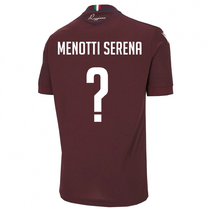Danxen Mulher Camisola Toma Menotti Serena #0 Borgonha Branco Principal 2025/26 Camisa Brasil