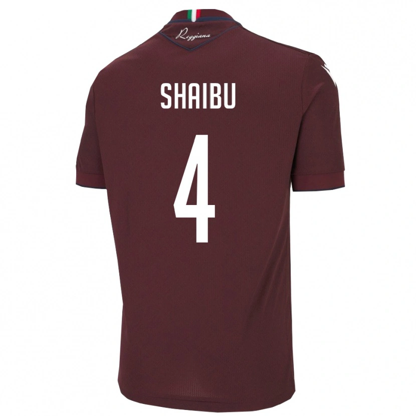 Danxen Mulher Camisola Nuhu Shaibu #4 Borgonha Branco Principal 2025/26 Camisa Brasil