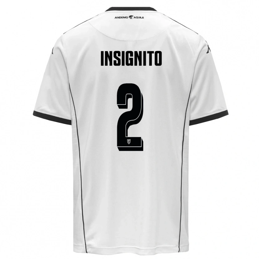 Danxen Mulher Camisola Alessio Insignito #2 Branco Preto Principal 2025/26 Camisa Brasil