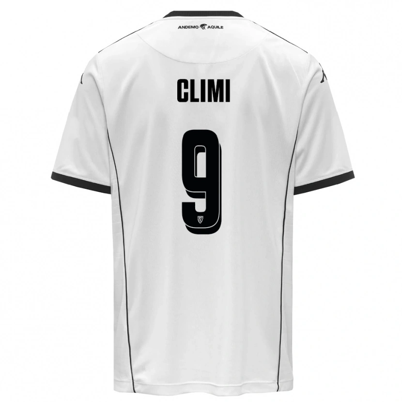 Danxen Mulher Camisola Francesco Climi #9 Branco Preto Principal 2025/26 Camisa Brasil