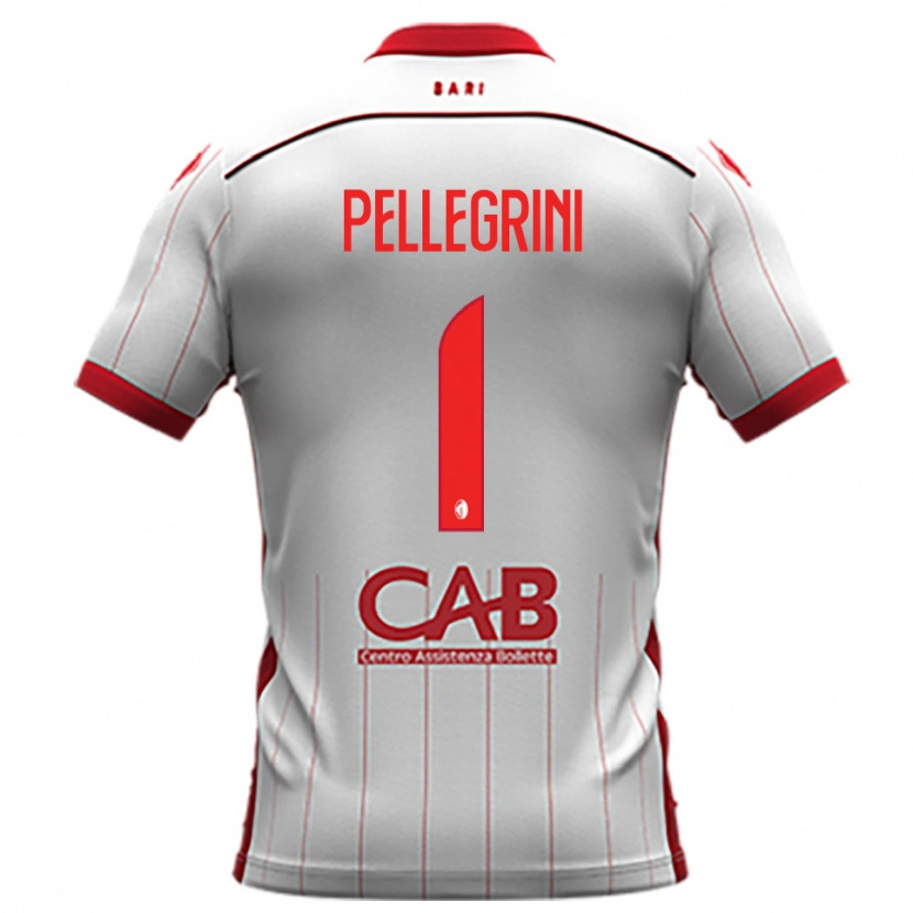 Danxen Mulher Camisola Luigi Pellegrini #1 Branco Vermelho Principal 2025/26 Camisa Brasil