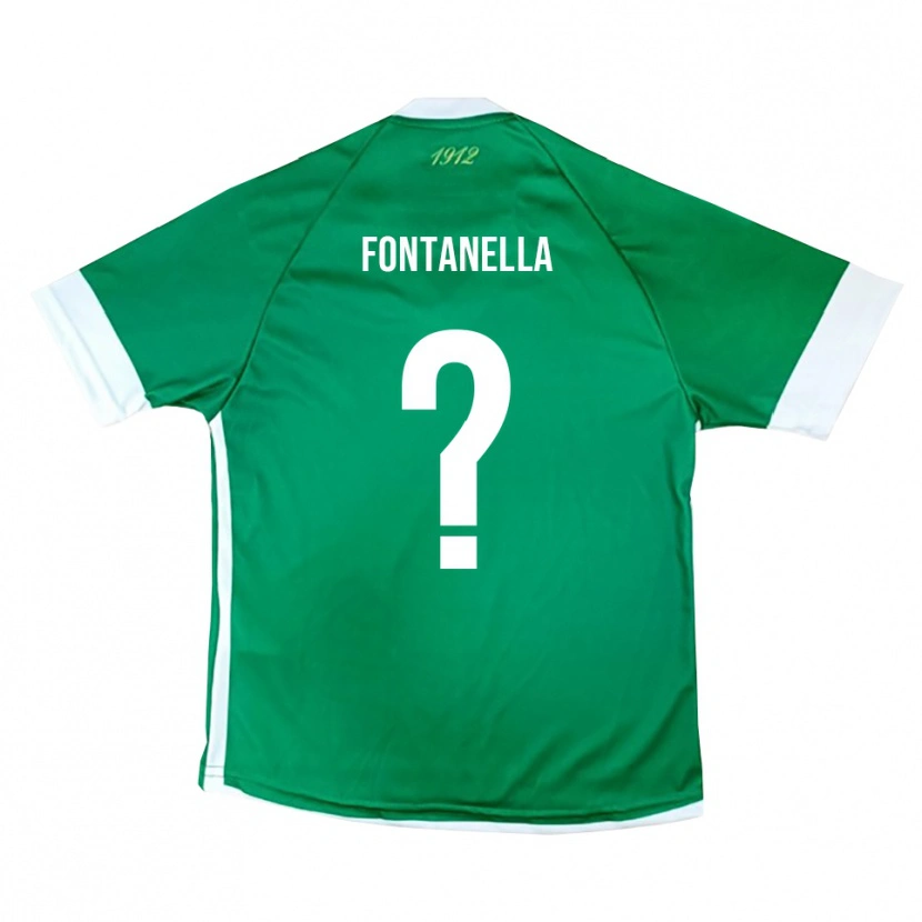 Danxen Mulher Camisola Emanuele Fontanella #0 Verde Branco Principal 2025/26 Camisa Brasil