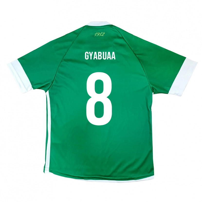 Danxen Mulher Camisola Emmanuel Gyabuaa #8 Verde Branco Principal 2025/26 Camisa Brasil