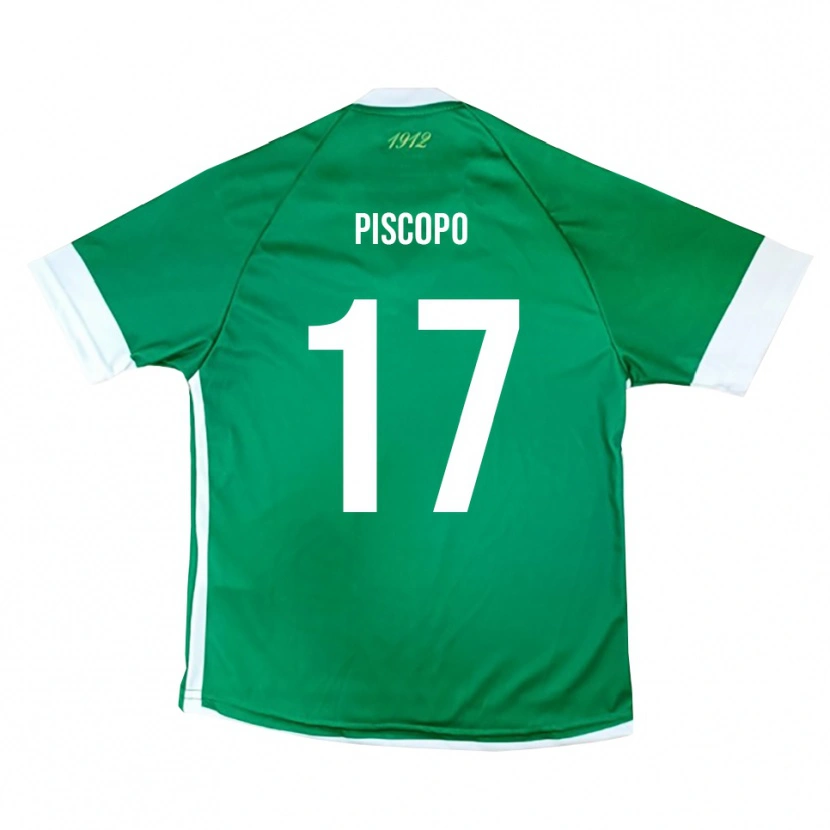 Danxen Mulher Camisola Francesco Piscopo #17 Verde Branco Principal 2025/26 Camisa Brasil