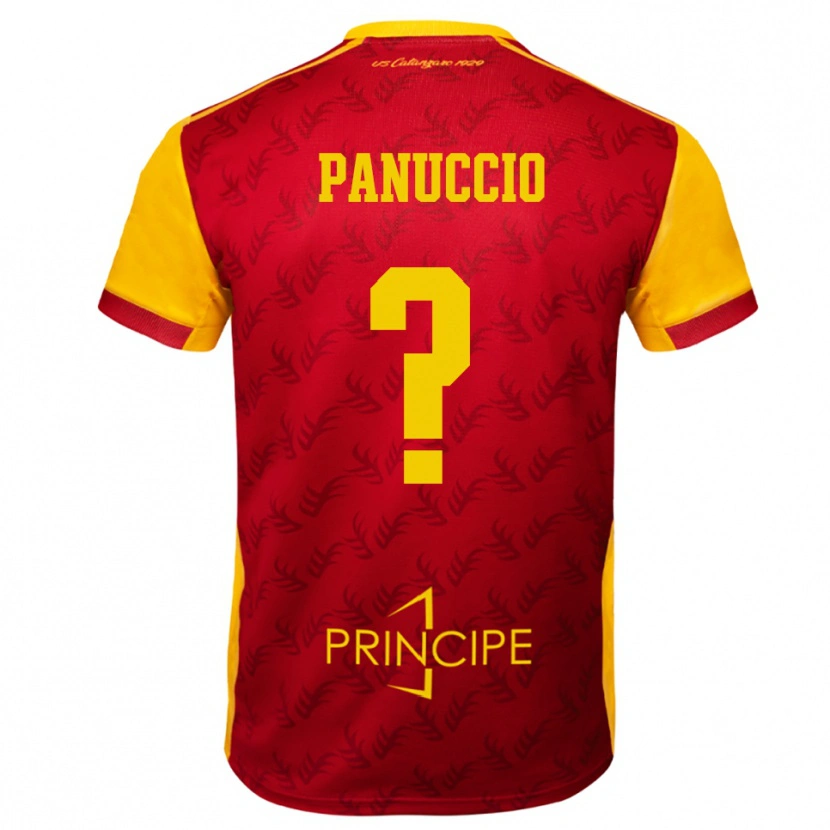 Danxen Mulher Camisola Giovanni Panuccio #0 Amarelo Vermelho Principal 2025/26 Camisa Brasil
